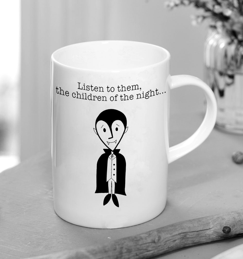 Dracula listen mug