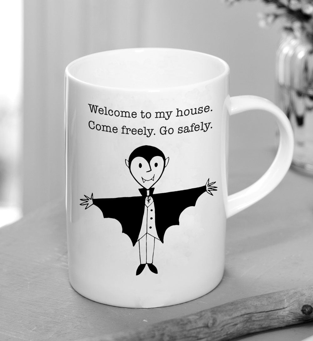 Dracula welcome mug