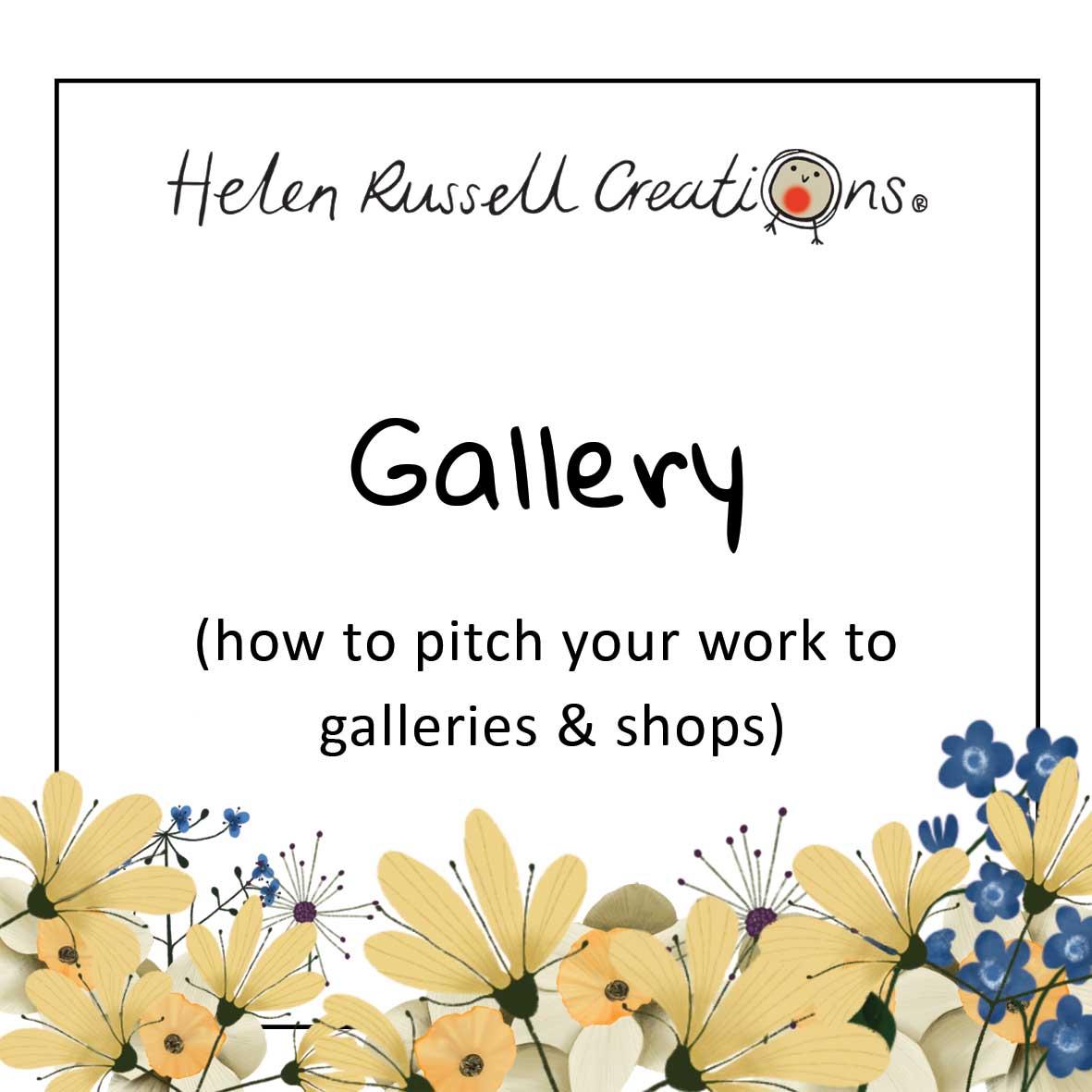 Gallery, how to pitch your work to galleries and shops